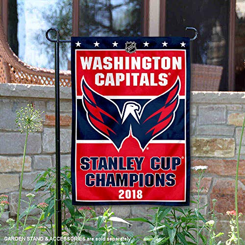 WinCraft Washington Capitals 2018 Stanley Cup Champions Double Sided Garden Flag - 757 Sports Collectibles
