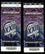 Pair (2) Arena Football League 2008 Arena Bowl XXII Tickets Un-signed - 757 Sports Collectibles