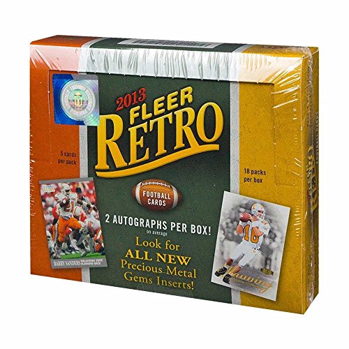 2013 Upper Deck Fleer Retro Football Hobby Box - 757 Sports Collectibles