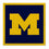Rico Industries NCAA Michigan Wolverines Felt Banner for Man Cave, Game Room, Office & Bedroom - Long-Lasting Wall Decorations - Made in the USA - 35" x 35" - - 757 Sports Collectibles