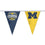 Michigan Team University Wolverines 2023 College Football National Champions Pennant String Flags - 757 Sports Collectibles