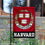 College Flags & Banners Co. Crimson Coat of Arms Garden Flag - 757 Sports Collectibles