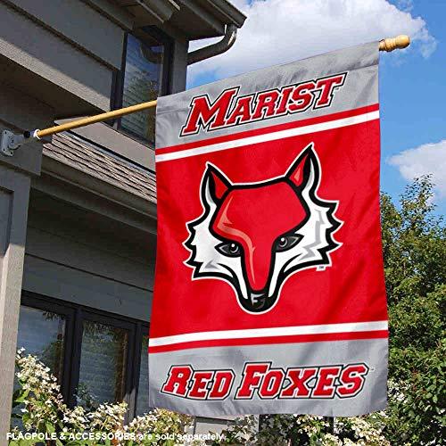 College Flags & Banners Co. Marist Red Foxes Two Sided and Double Sided House Flag - 757 Sports Collectibles
