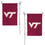 Virginia Tech Garden Flag Hokies VT Banner 100% Polyester (Design C) - 757 Sports Collectibles
