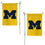 University of Michigan Garden Flag Wolverines UM U of M Banner 100% Polyester (Design F) - 757 Sports Collectibles