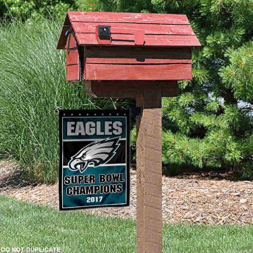 WinCraft Philadelphia Eagles 2017 Football Champions Double Sided Garden Flag - 757 Sports Collectibles