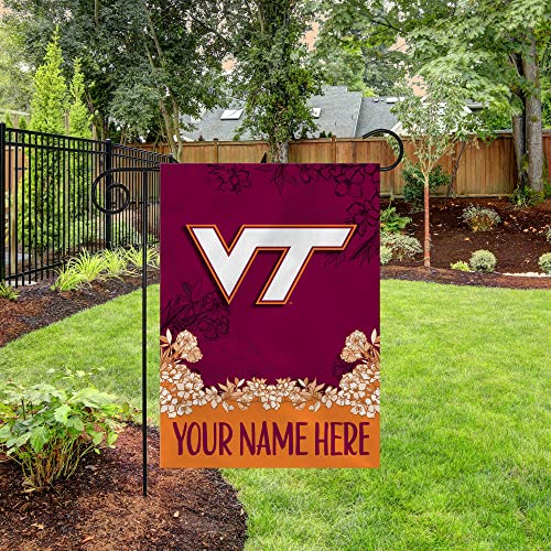 Rico Industries NCAA Virginia Tech Hokies Personalized Garden Flag - 757 Sports Collectibles