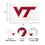 Desert Cactus Virginia Tech Flag Hokies VT Flags Banners 100% Polyester Indoor Outdoor 3x5 (Style W) - 757 Sports Collectibles