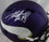 Adrian Peterson Autographed Minnesota Vikings F/S Speed Helmet- Beckett Auth White - 757 Sports Collectibles