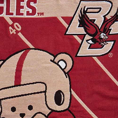 NORTHWEST NCAA Wyoming Cowboys Woven Jacquard Tapestry Throw Blanket, 36" x 46", Fullback/Half Court - 757 Sports Collectibles