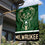 WinCraft Milwaukee Bucks Two Ply and Double Sided House Flag - 757 Sports Collectibles