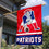 WinCraft New England Patriots Pat Patriot Two Sided House Flag - 757 Sports Collectibles
