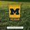 University of Michigan Garden Flag Wolverines UM U of M Banner 100% Polyester (Design B) - 757 Sports Collectibles