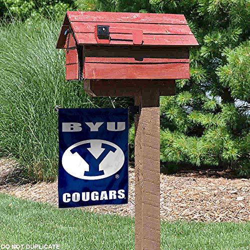 College Flags & Banners Co. Brigham Young Cougars Garden Flag - 757 Sports Collectibles