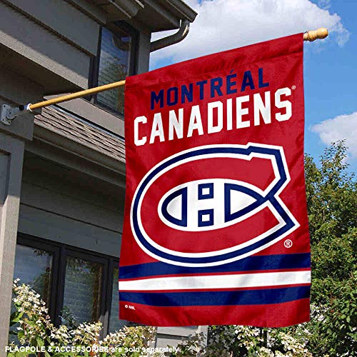 WinCraft Montreal Canadiens Double Sided Banner House Flag - 757 Sports Collectibles
