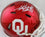 Adrian Peterson Autographed Oklahoma Sooners Chrome Mini Helmet - Beckett Auth White - 757 Sports Collectibles