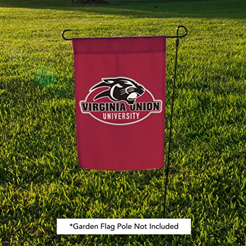 Virginia Union University Garden Flag NU Wildcats Banner 100% Polyester (Design 1) - 757 Sports Collectibles