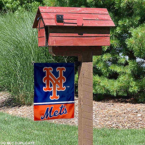 WinCraft New York Mets Double Sided Garden Flag - 757 Sports Collectibles