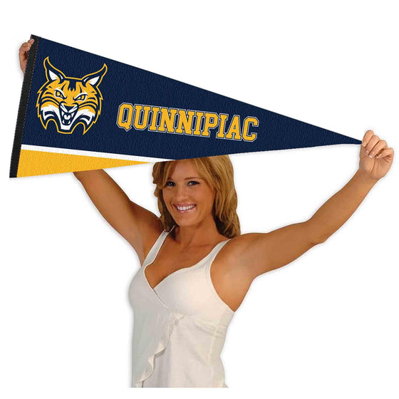 Quinnipiac University Bobcats Pennant Flag - 757 Sports Collectibles