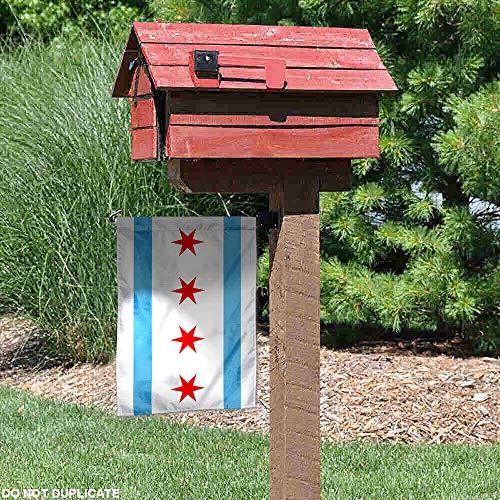 Sports Flags Pennants Company City of Chicago Garden Flag Sign Banner - 757 Sports Collectibles