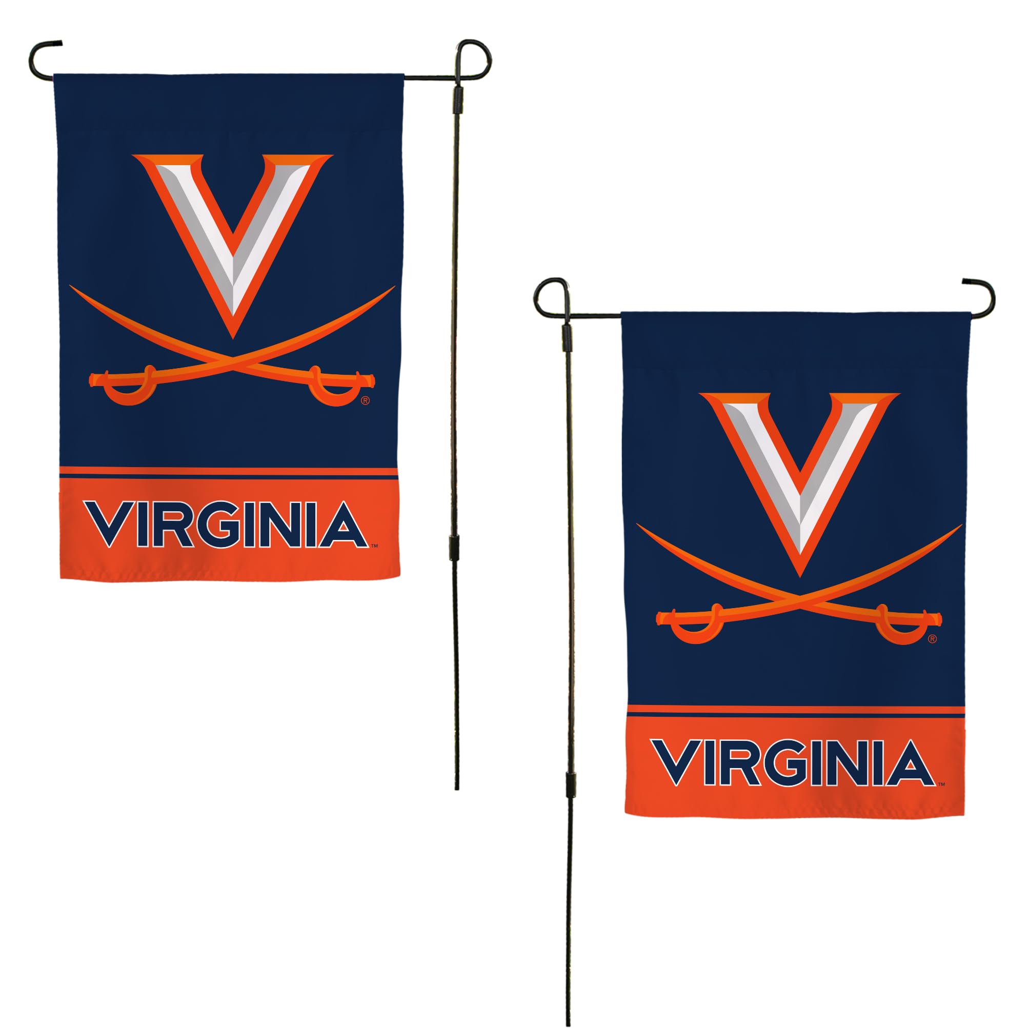 University of Virginia Garden Flag Cavaliers UVA Wahoos Banner 100% Polyester (Design A) - 757 Sports Collectibles