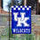 College Flags & Banners Co. Kentucky Wildcats Checkerboard Garden Flag - 757 Sports Collectibles