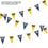 Michigan Team University Wolverines 2023 College Football National Champions Pennant String Flags - 757 Sports Collectibles