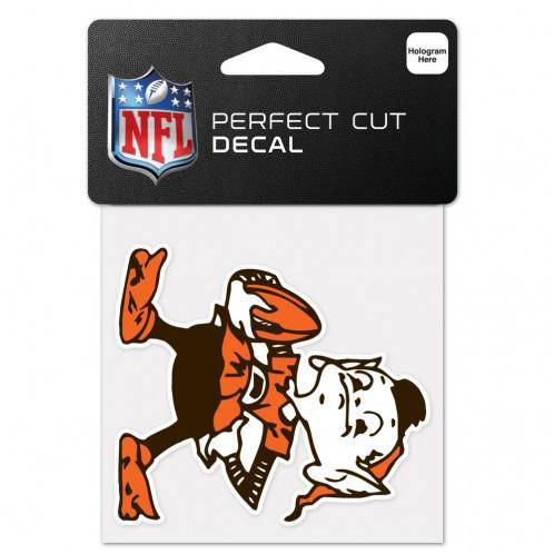 Cleveland Browns "Brownie Elf" Perfect Cut 4x4 Diecut Decal - 757 Sports Collectibles
