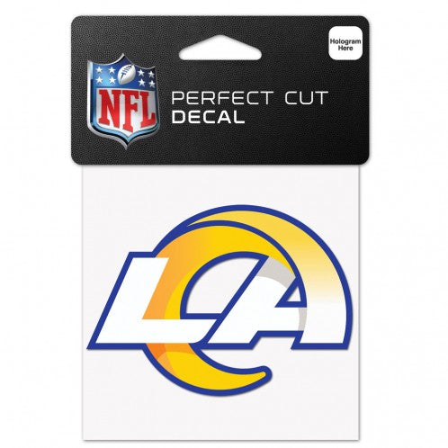 LOS ANGELES RAMS PERFECT CUT COLOR DECAL4" X 4" New Logo
