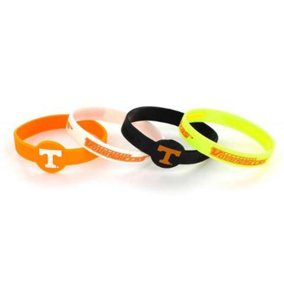Tennessee Volunteers Bracelets - 4 Pack Silicone (CDG) - 757 Sports Collectibles