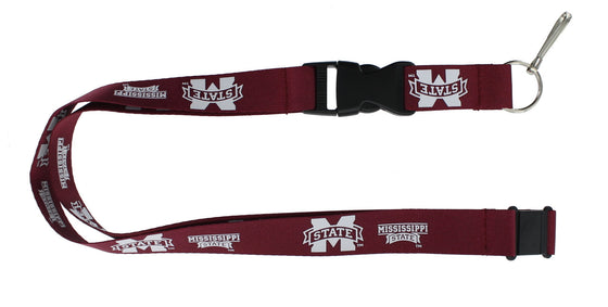 Mississippi State Bulldogs Lanyard Maroon - Special Order - 757 Sports Collectibles