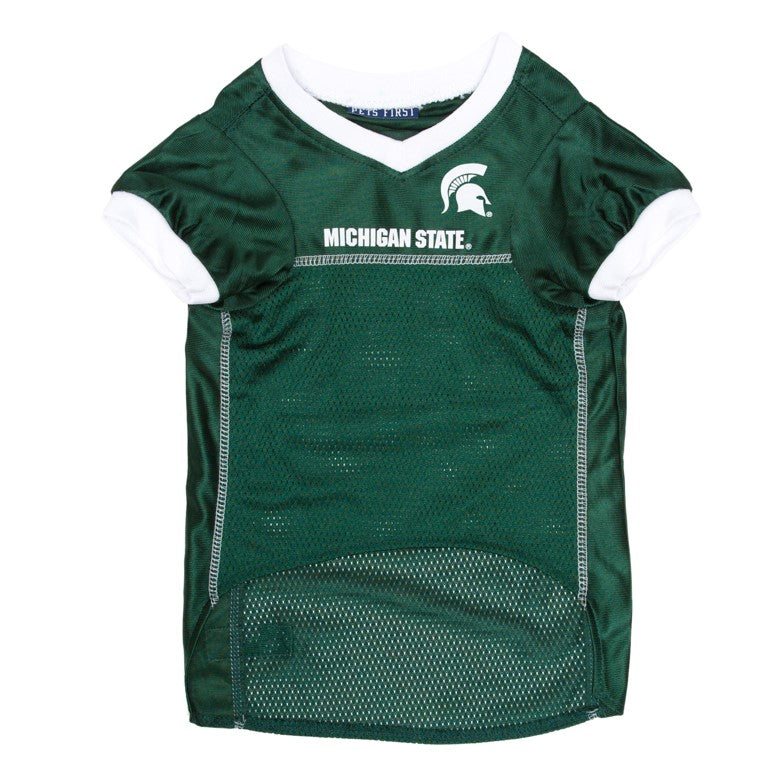 Michigan State Dog Jersey Pets First - 757 Sports Collectibles