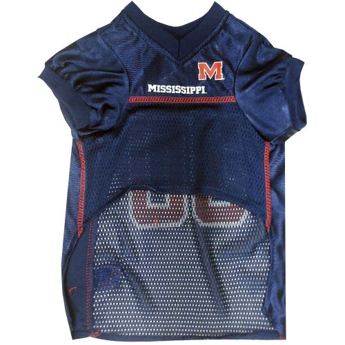 Mississippi Rebels Dog Jersey Pets First - 757 Sports Collectibles