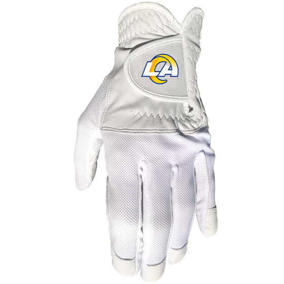 Los Angeles Rams Golf Glove - Single Fit - Cabretta Leather - 757 Sports Collectibles