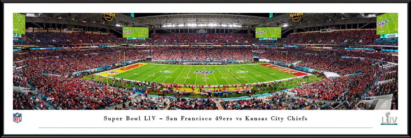 Kansas City Chiefs Super Bowl LIV 54 Champions Super Bowl 54 Kickoff Panorama - Standard Frame
