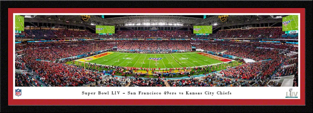 Kansas City Chiefs Super Bowl LIV 54 Champions Super Bowl 54 Kickoff Panorama - Select Frame