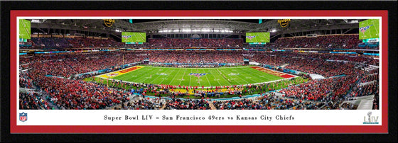 Kansas City Chiefs Super Bowl LIV 54 Champions Super Bowl 54 Kickoff Panorama - Select Frame