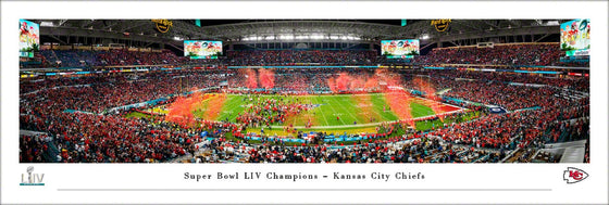 Kansas City Chiefs Super Bowl LIV 54 Champions Super Bowl 54 Celebration Panorama - Unframed