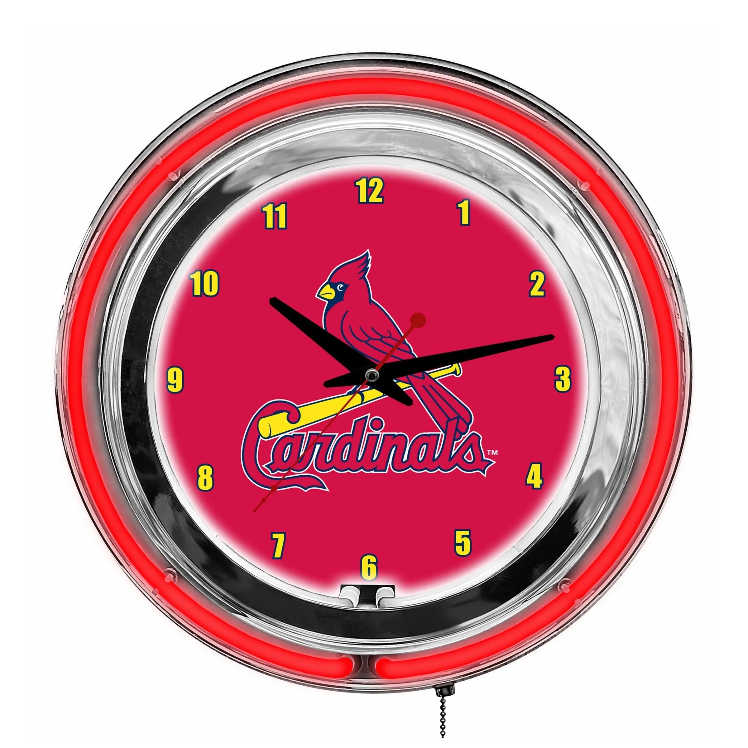 St Louis Cardinals 14" Neon Clock