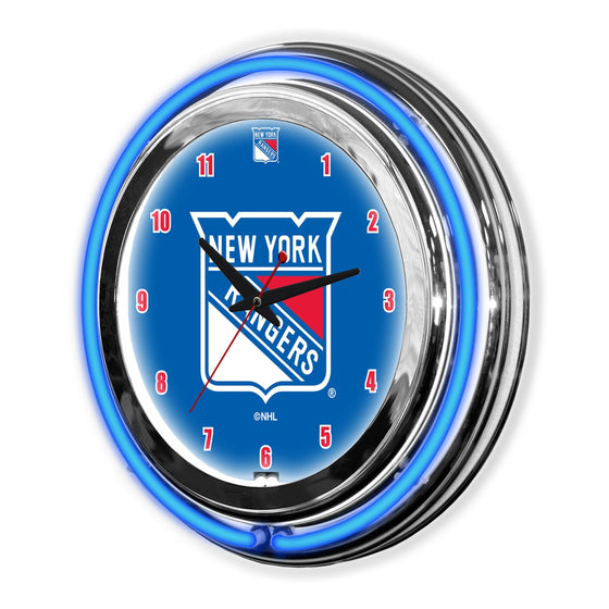 New York Rangers 14" Neon Clock