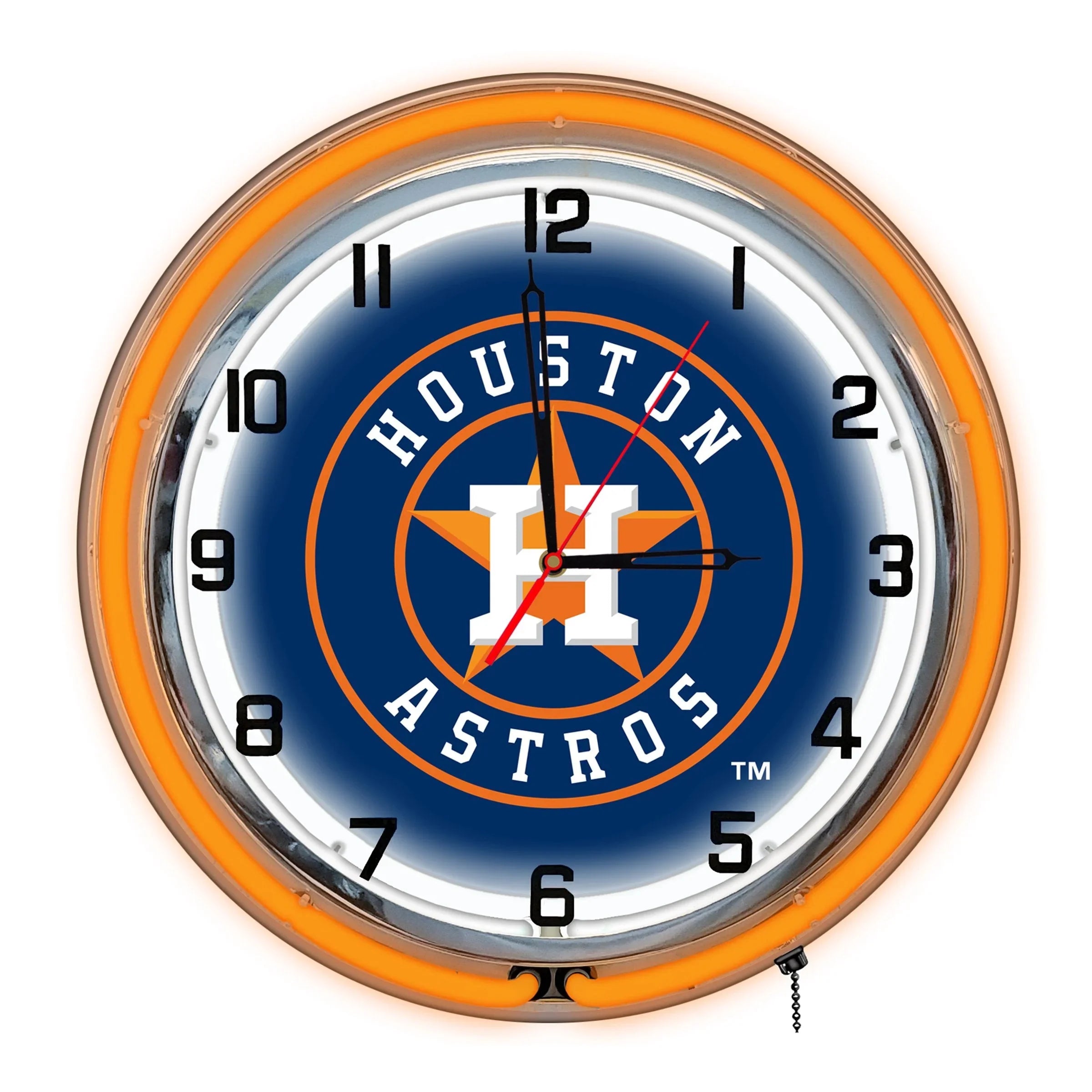 Houston Astros 18" Neon Clock