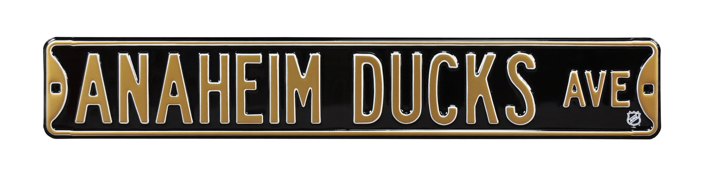 Anaheim Ducks Steel Street Sign-ANAHEIM DUCKS AVE