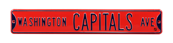 Washington Capitals Steel Street Sign-WASHINGTON CAPITALS AVE
