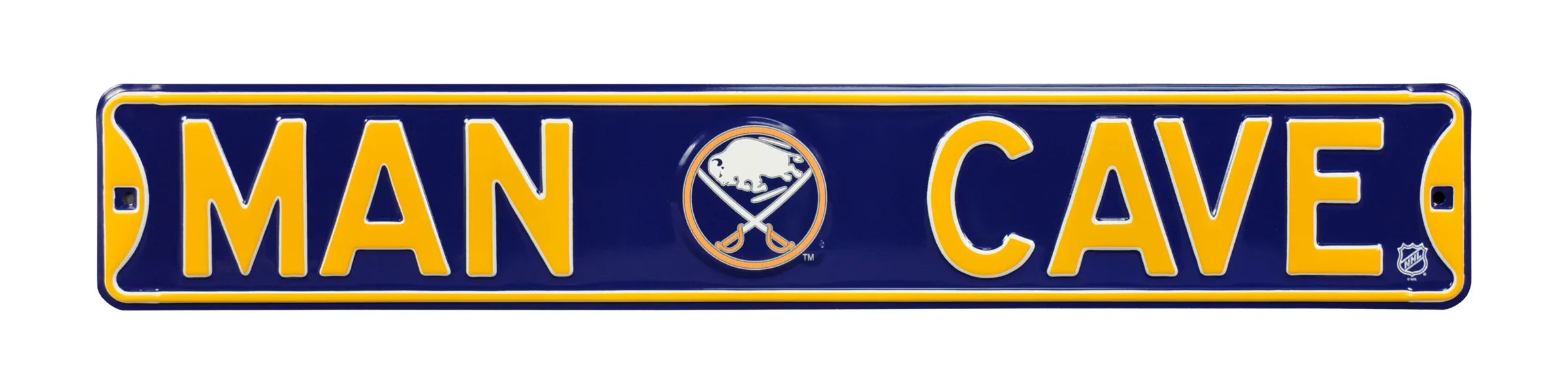 Buffalo Sabres Steel Street Sign with Logo-MAN CAVE