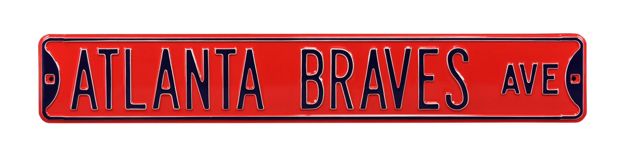 Atlanta Braves Steel Street Sign-ATLANTA BRAVES AVE