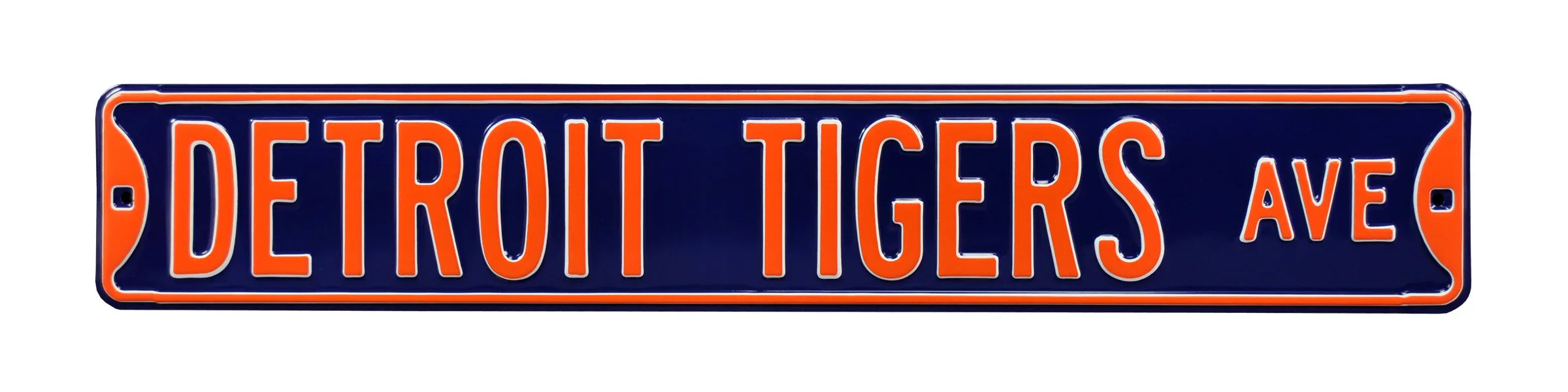 Detroit Tigers Steel Street Sign-DETROIT TIGERS AVE