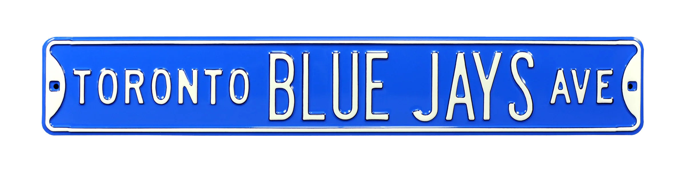 Toronto Blue Jays Steel Street Sign-TORONTO BLUE JAYS AVE