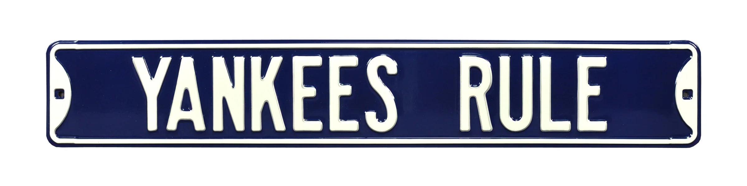 New York Yankees Steel Street Sign-YANKEES RULE