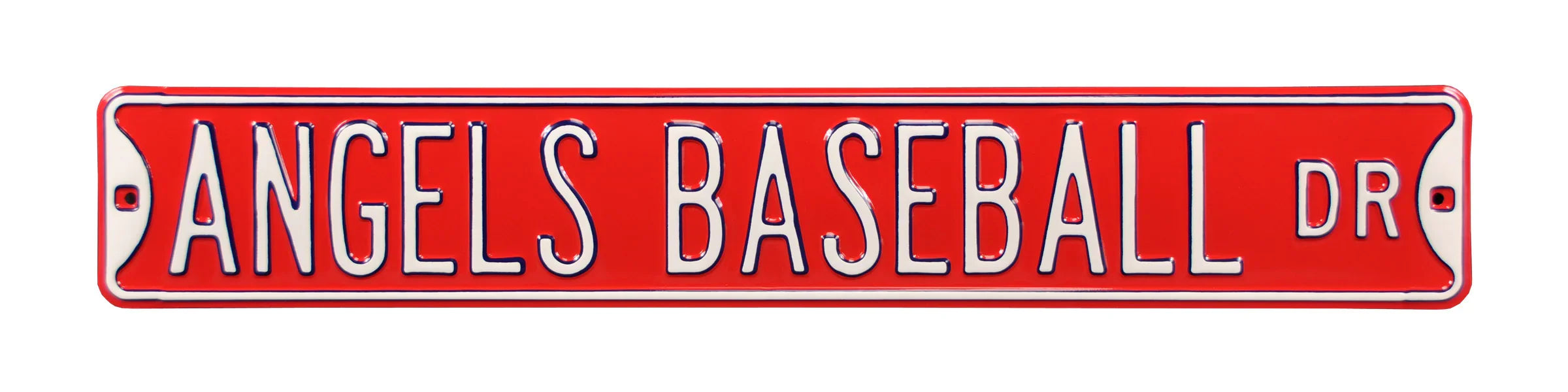 Los Angeles Angels Steel Street Sign-ANGELS BASEBALL DR