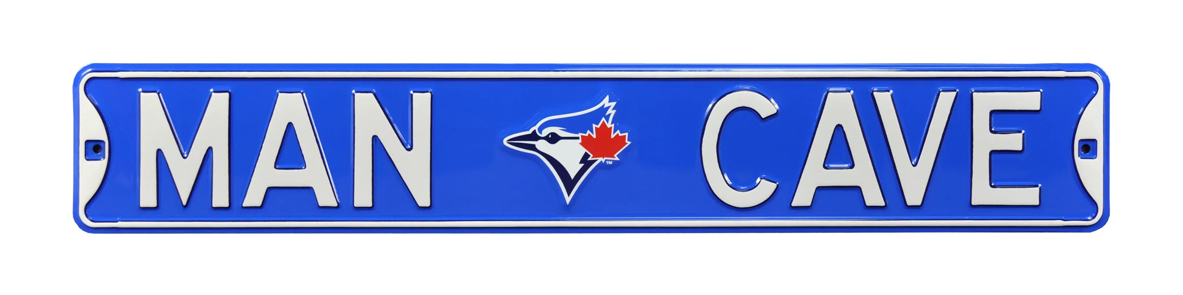 Toronto Blue Jays Steel Street Sign with Logo-MAN CAVE